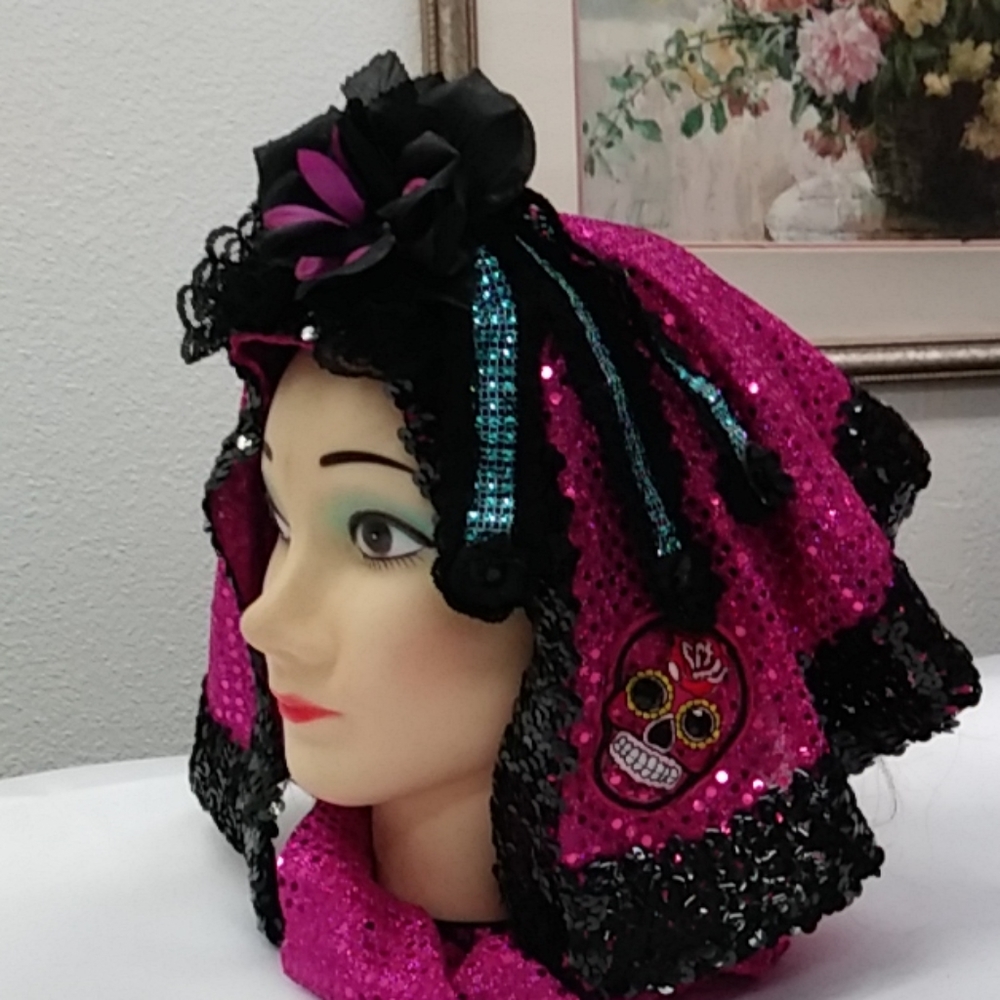 HEADPIECE/Dia De Los Muertos